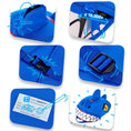 Load image into Gallery viewer, Crazy Safety Backpack Blue Dinosaur backpack