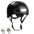 Load image into Gallery viewer, Crazy Safety Bicycle helmet Matte black / M (54-57cm) Vertigo urban bicycle helmet with front and rear lights