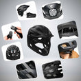 Load image into Gallery viewer, Crazy Safety Bicycle helmet TITAN fullface bicycle helmet