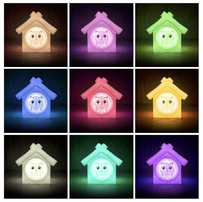 Owl Crazy Safety Night Light for Kids, Offering a Fun and Comforting Glow to Help Children Sleep Peacefully