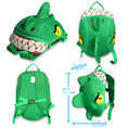 Load image into Gallery viewer, Crazy Safety Backpack Green Crocodile backpack
