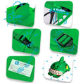 Load image into Gallery viewer, Crazy Safety Backpack Green Crocodile backpack
