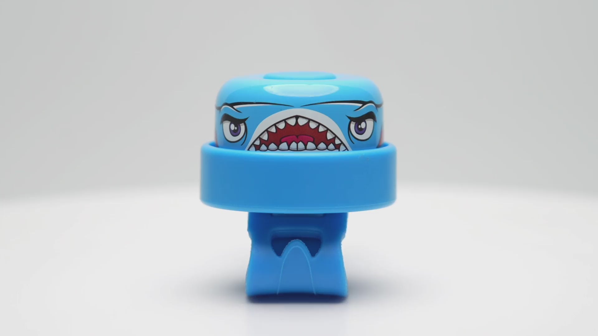 Blue Shark Fun and Colorful Bicycle Bell for Kids, Adding a Playful Touch and Extra Safety to Every Ride