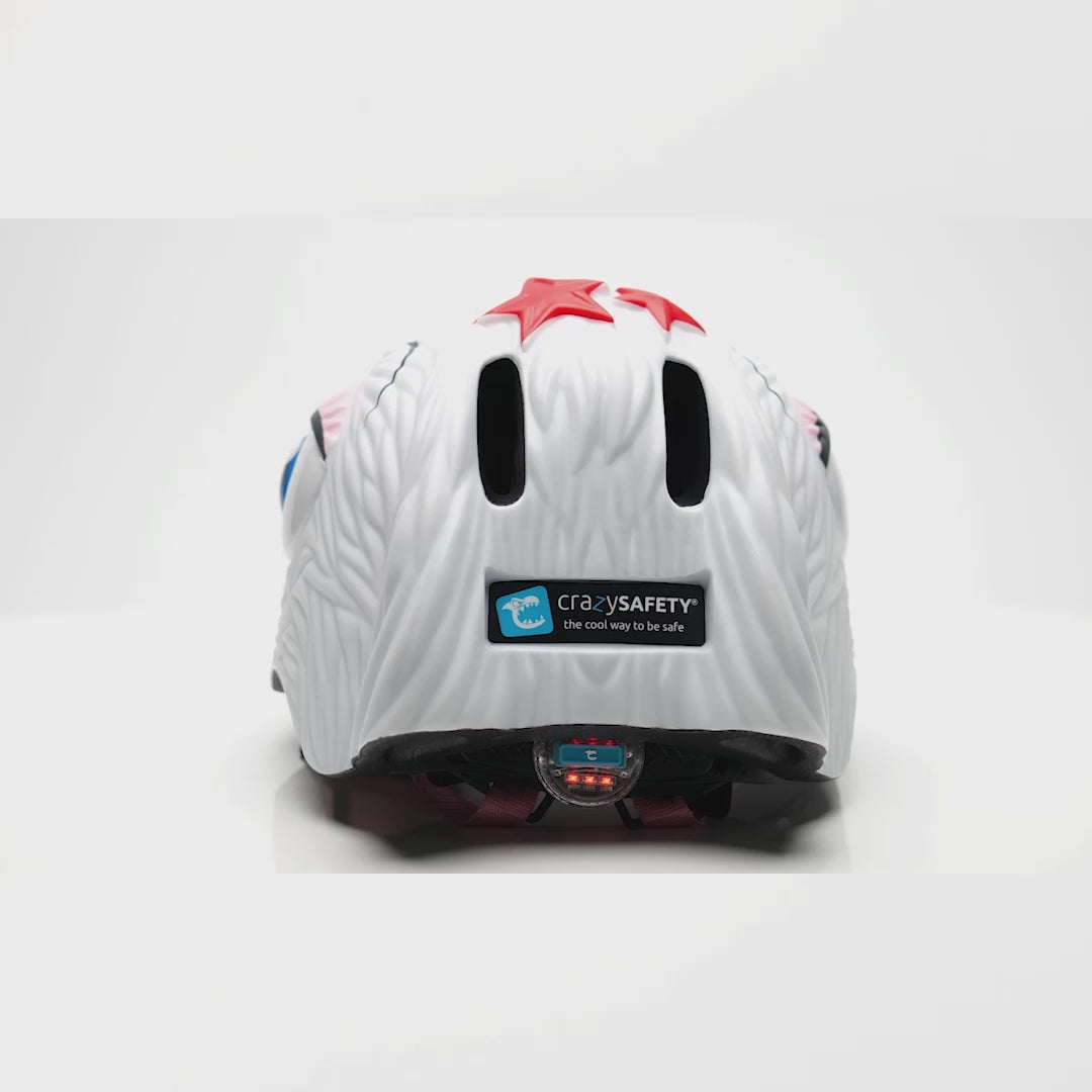 White Rabbit Bicycle Helmet for Children, Combining Fun, Comfort, and Reliable Safety – Crazy Safety