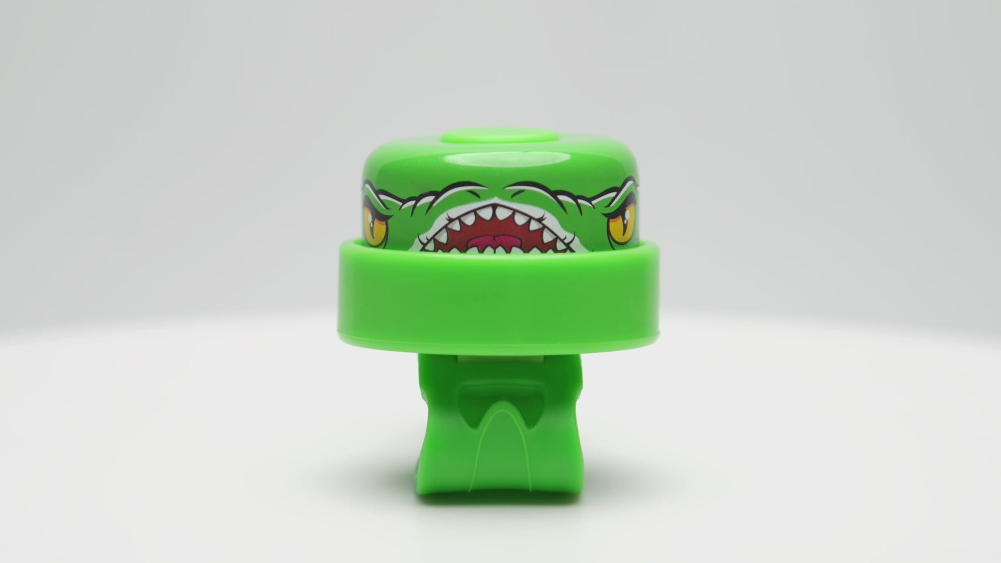 Green Crocodile Fun and Colorful Bicycle Bell for Kids, Adding a Playful Touch and Extra Safety to Every Ride