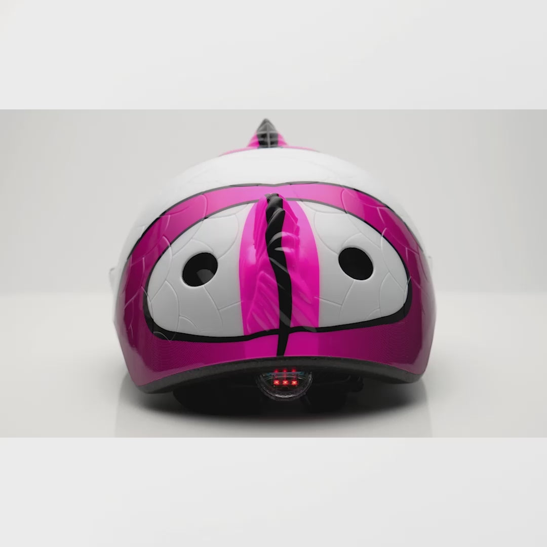 Pink Clownfish Bicycle Helmet for Children, Combining Fun, Comfort, and Reliable Safety – Crazy Safety