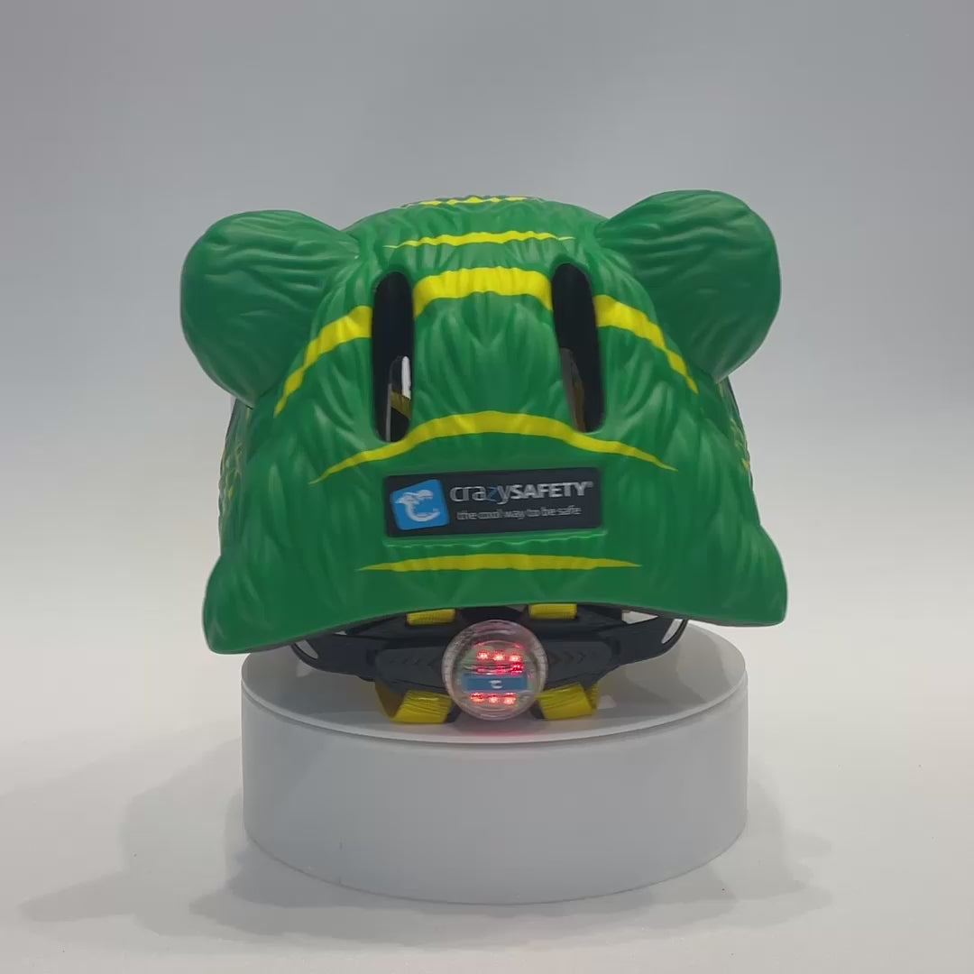 Green Tiger Bicycle Helmet for Children, Combining Fun, Comfort, and Reliable Safety – Crazy Safety