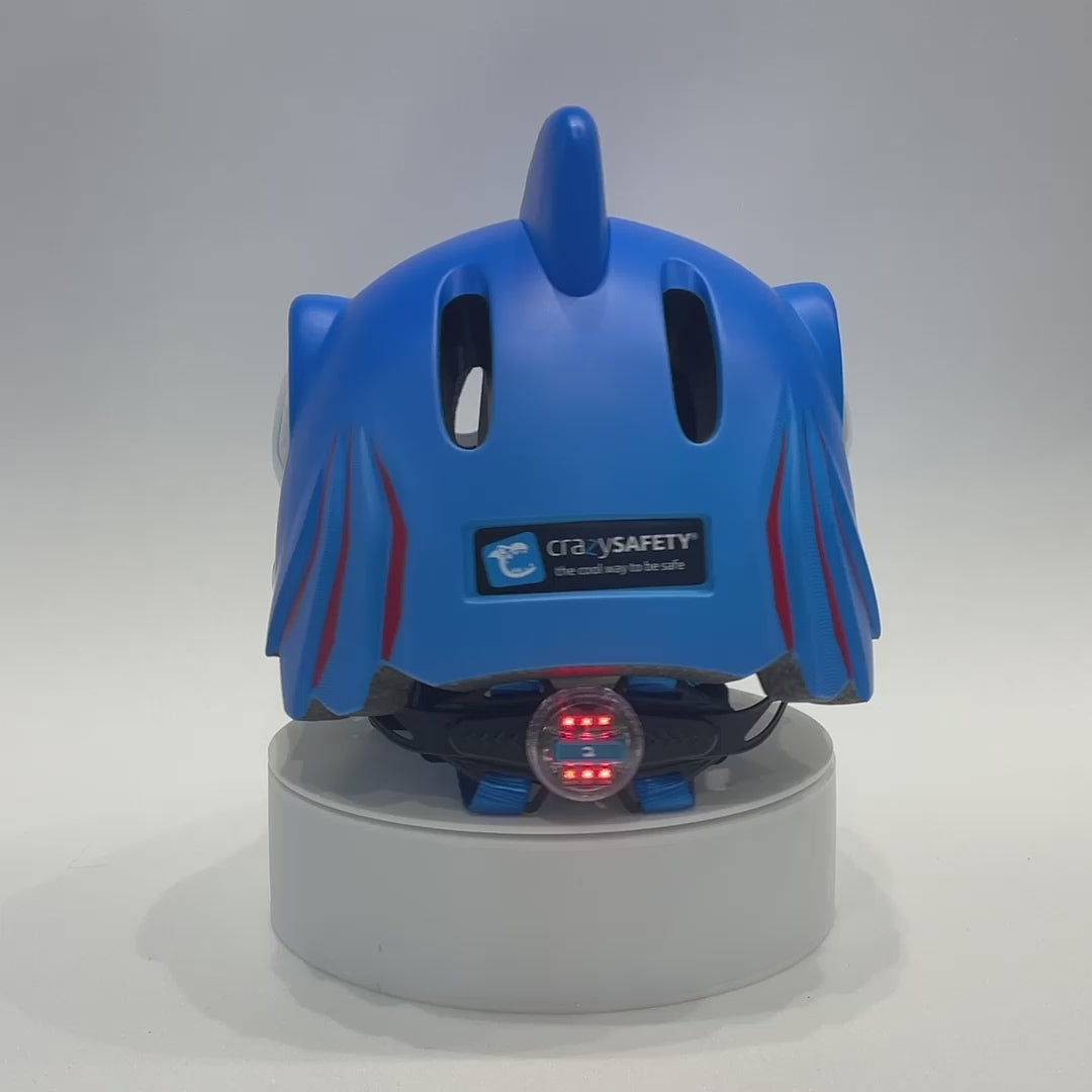 Blue Shark Bicycle Helmet for Children, Combining Fun, Comfort, and Reliable Safety – Crazy Safety