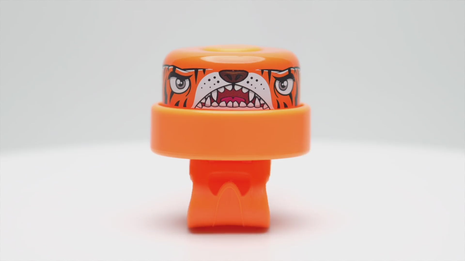 Orange Tiger Fun and Colorful Bicycle Bell for Kids, Adding a Playful Touch and Extra Safety to Every Ride