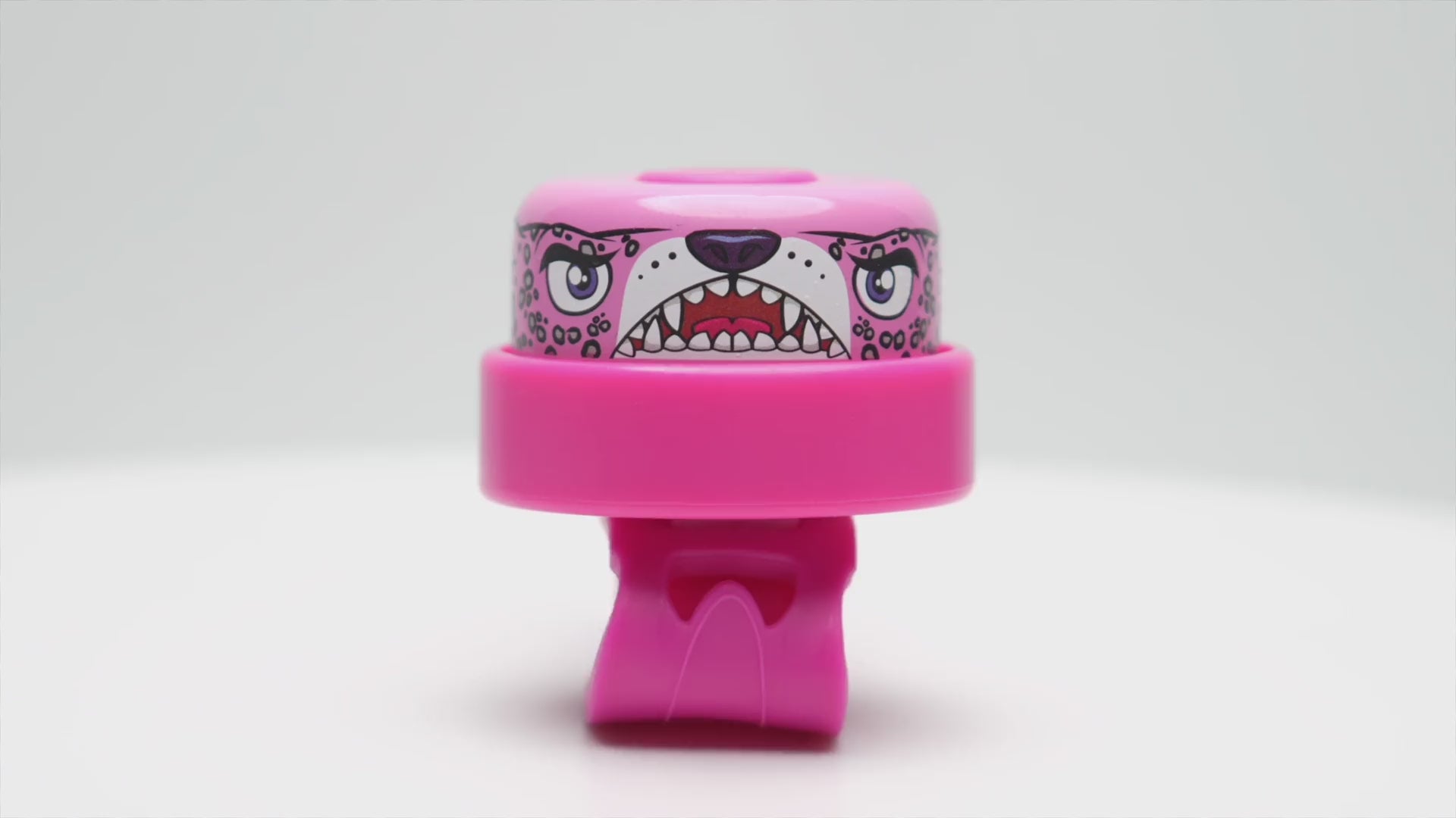 Pink Leopard Fun and Colorful Bicycle Bell for Kids, Adding a Playful Touch and Extra Safety to Every Ride