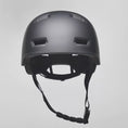 Load and play video in Gallery viewer, Skater-Style Bicycle Helmet with Reflective Safety Buckle and Straps, Ideal for Men, Women, Teenagers, and Adults – Crazy Safety
