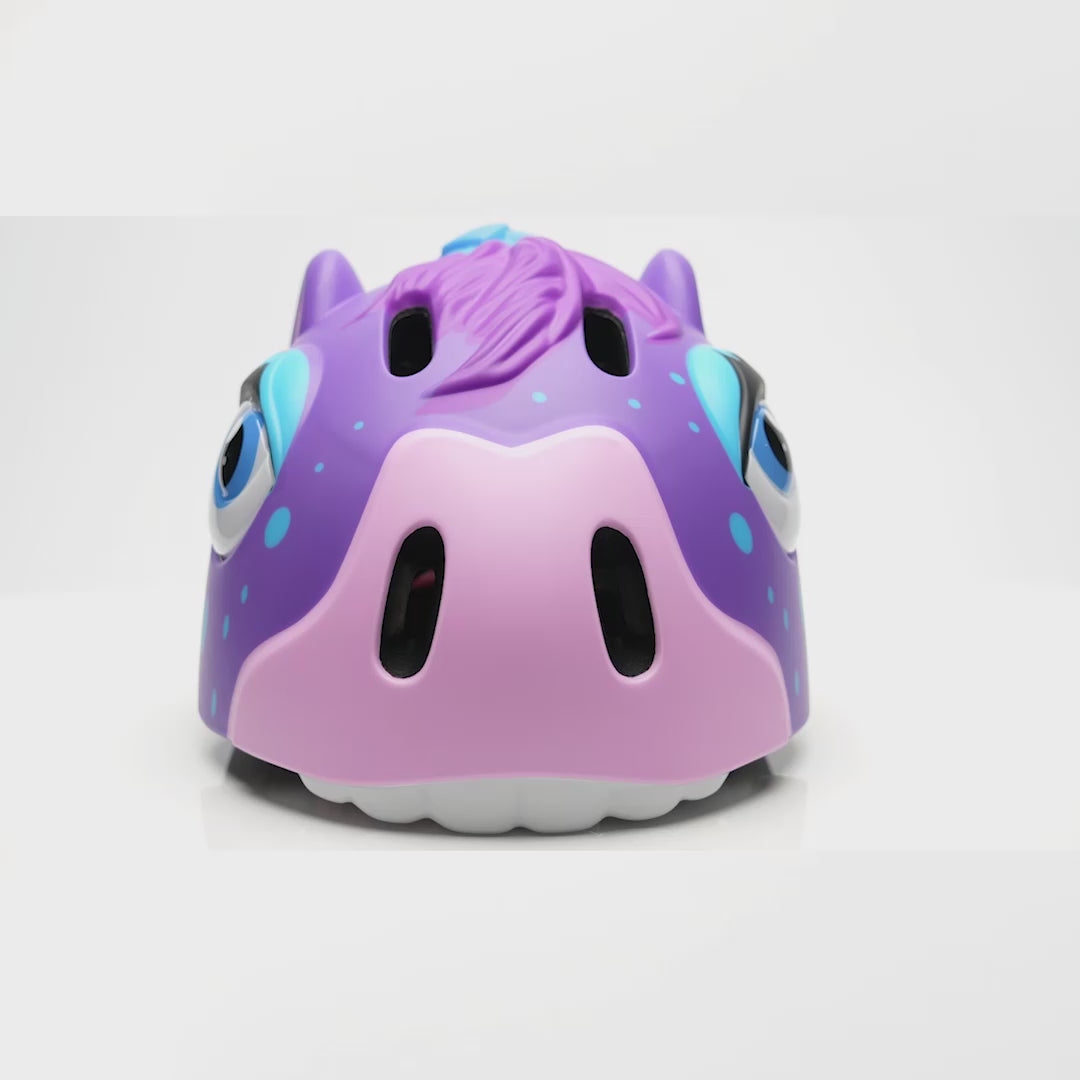 Purple Pony Bicycle Helmet for Children, Combining Fun, Comfort, and Reliable Safety – Crazy Safety